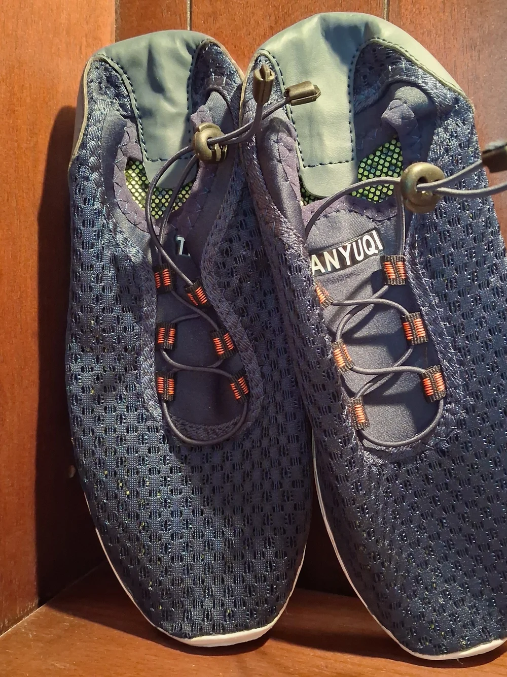 Men's Lightweight Navy Mesh Slip-On Watwr Shoes
